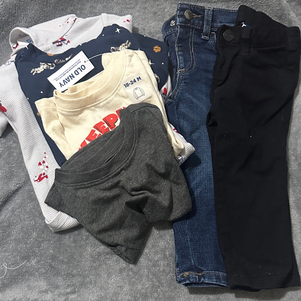 6 pc baby boy bundle